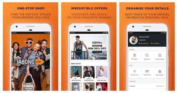 Jabong online shopping app - technewztop.com
