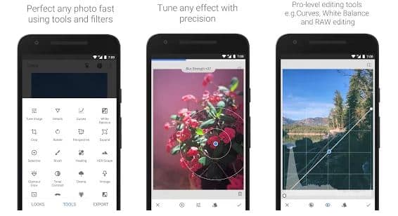 Snapseed Picture Editor android app