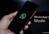 WhatsApp's dark mode has Launched.