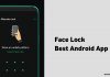 Android Face Lock App