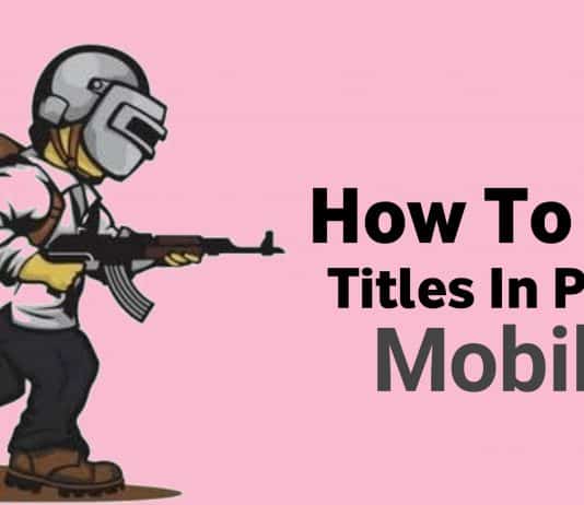 How to Get Titles in PUBG Mobile