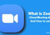 What is Zoom Cloud Meetings App And How to use .