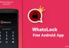 Whatsapp Lock App