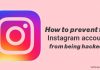How To Prevent The Instagram Account From Being Hacked