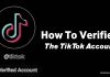 How to verified the TikTok account