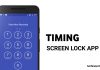 Screen Lock Time Password