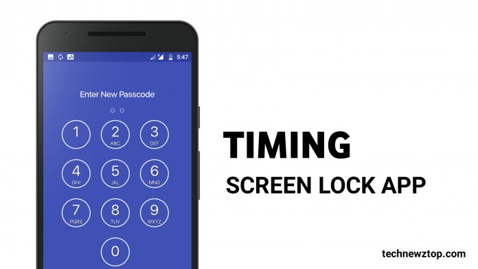Screen Lock Time Password