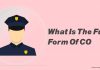 What is the full form of CO