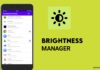 App Brightness Manager