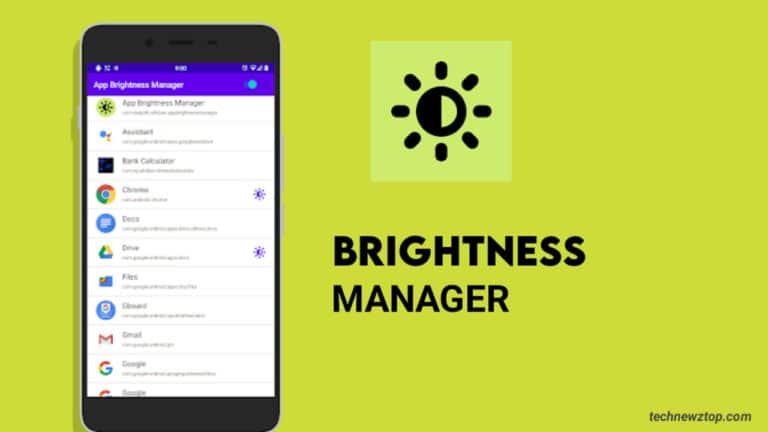 App Brightness Manager Free Android App.