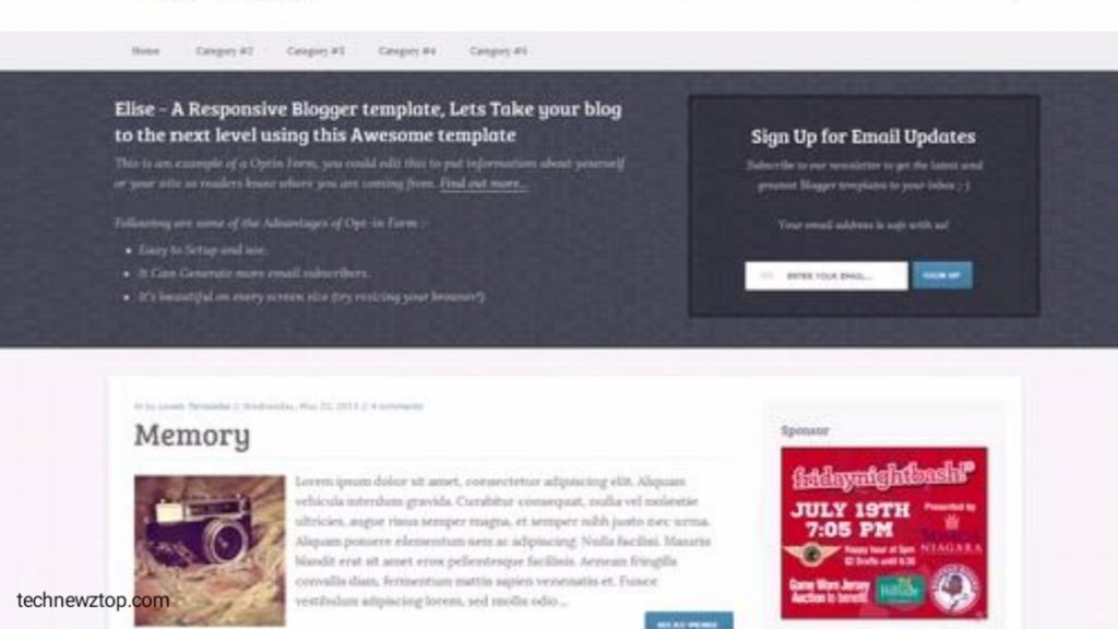 Elice Blogger Template.