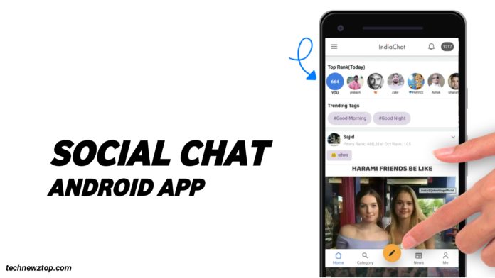 Indian social chat app