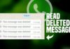 How to Read WhatsApp Delete Message
