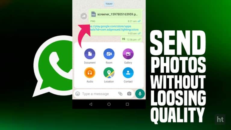 How to send photos without losing quality on WhatsApp?