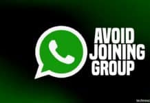 Avoid Joining WhatsApp group