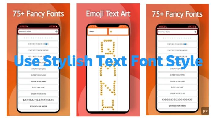 Stylish text Font Style
