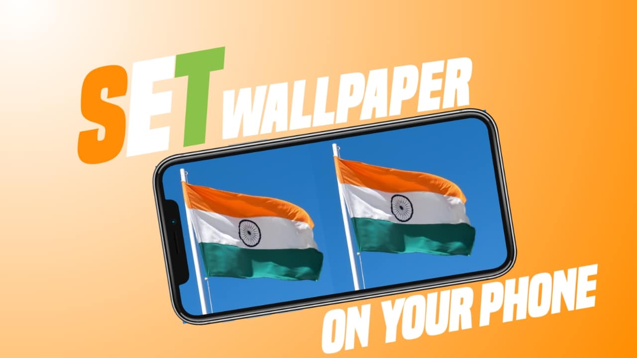 Set the Indian Flag on your phone with 4k live wallpaper & HD live