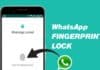 fingerprint lock in WhatsApp