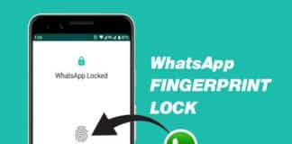 fingerprint lock in WhatsApp