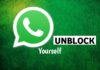 How to unblock yourself on WhatsApp