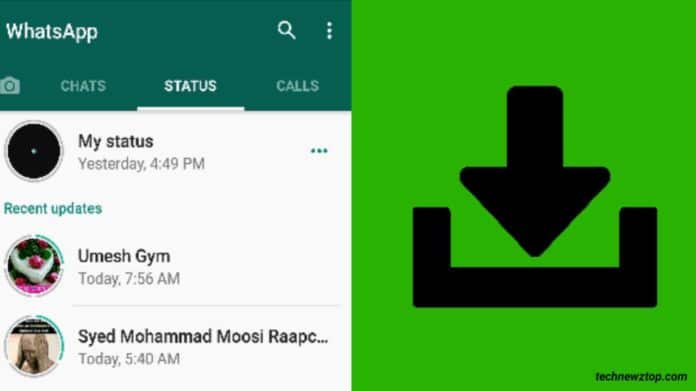 How to save another users WhatsApp status