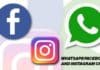WhatsApp Facebook and Instagram crashing