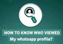 Who viewed WhatsApp profile