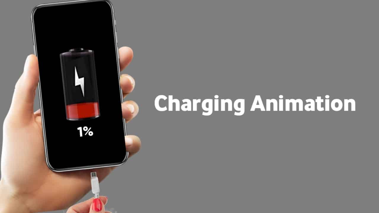 Use this liquid teardown battery AOD Charging Animation App.