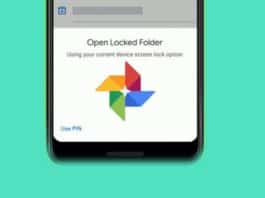 How to lock in Google Photos folder