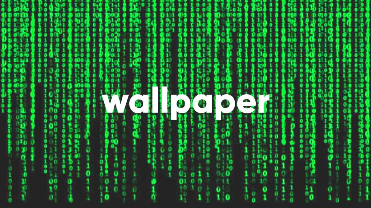 Set the Matrix wallpaper on your phone using the Matrix Live wallpaper app