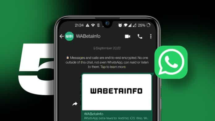 WhatsApp 5 Upcoming Features