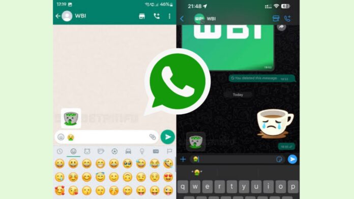 WhatsApp Sticker Suggestion Feature