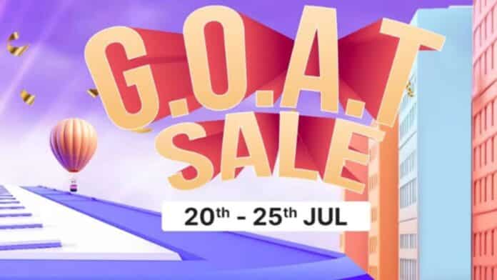 Flipkart GOAT Sale