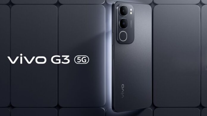 Vivo G3 5G smartphone official launch with large battery and Dimensity 6300